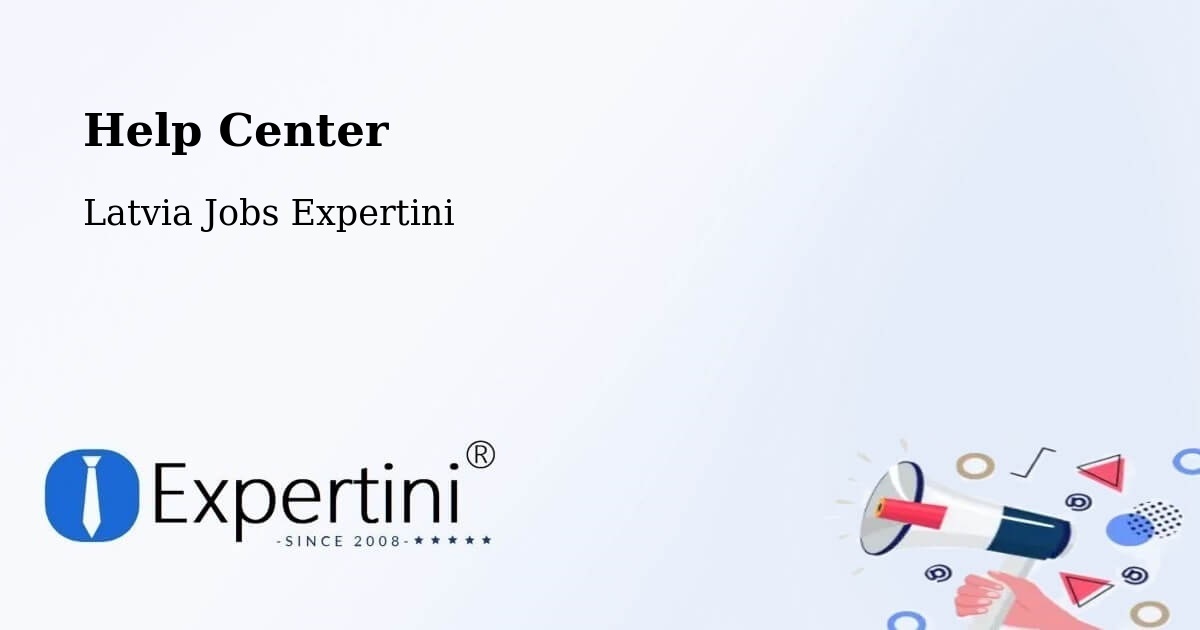 Help Center – Roja - Latvia Jobs Expertini